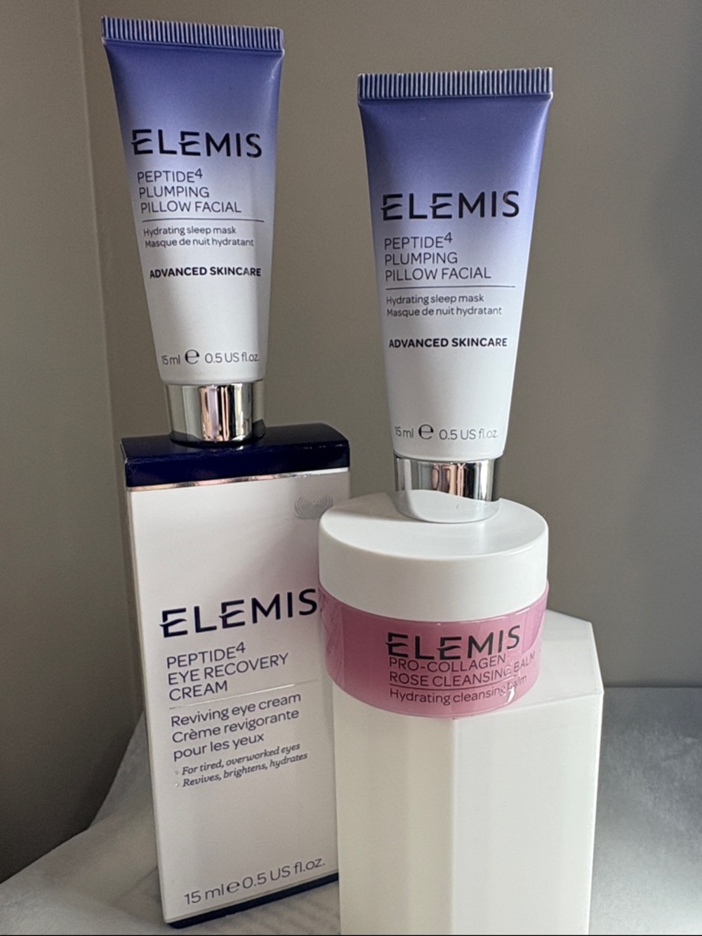 ELEMIS, Peptide4 & Pro-Collagen Skincare Set, New Unused Sephora Luxury Skincare